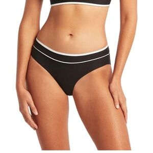 Sea level swim, Australia - Black and White Bikini Bottom - size 6